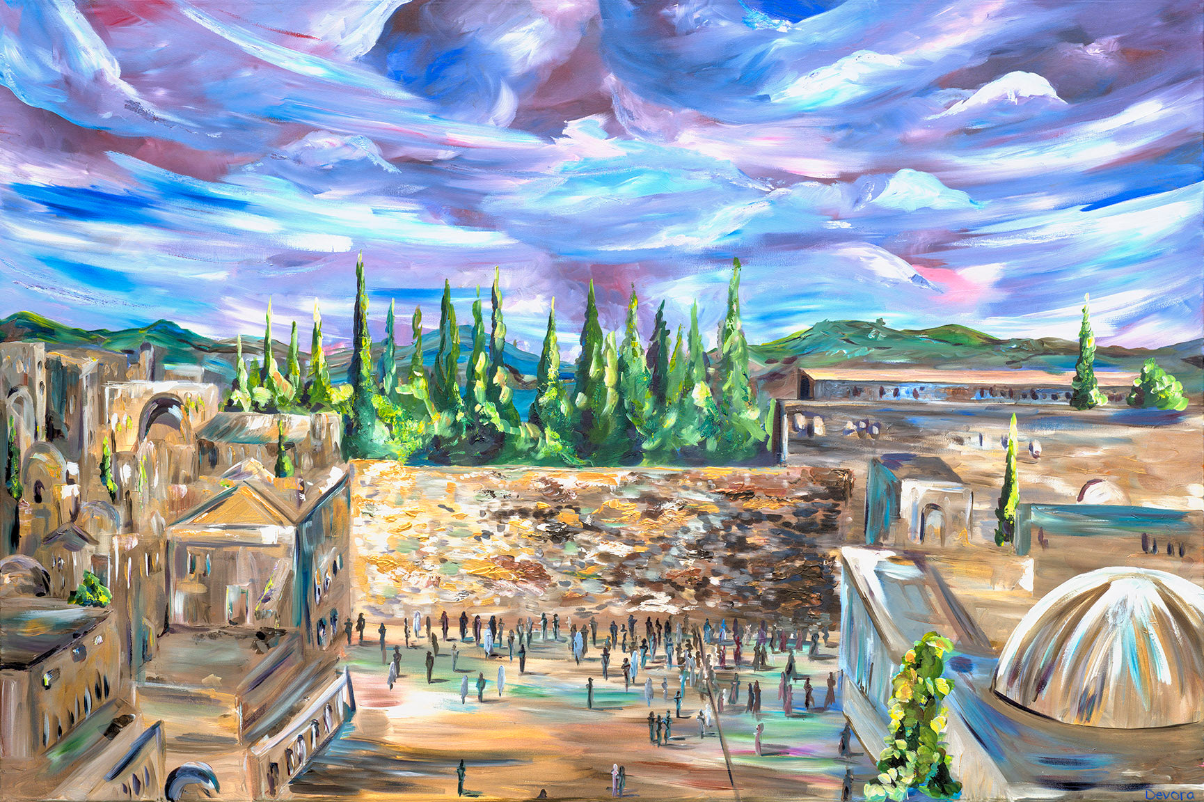 Foggy Kotel - Devora Rhodes Collection