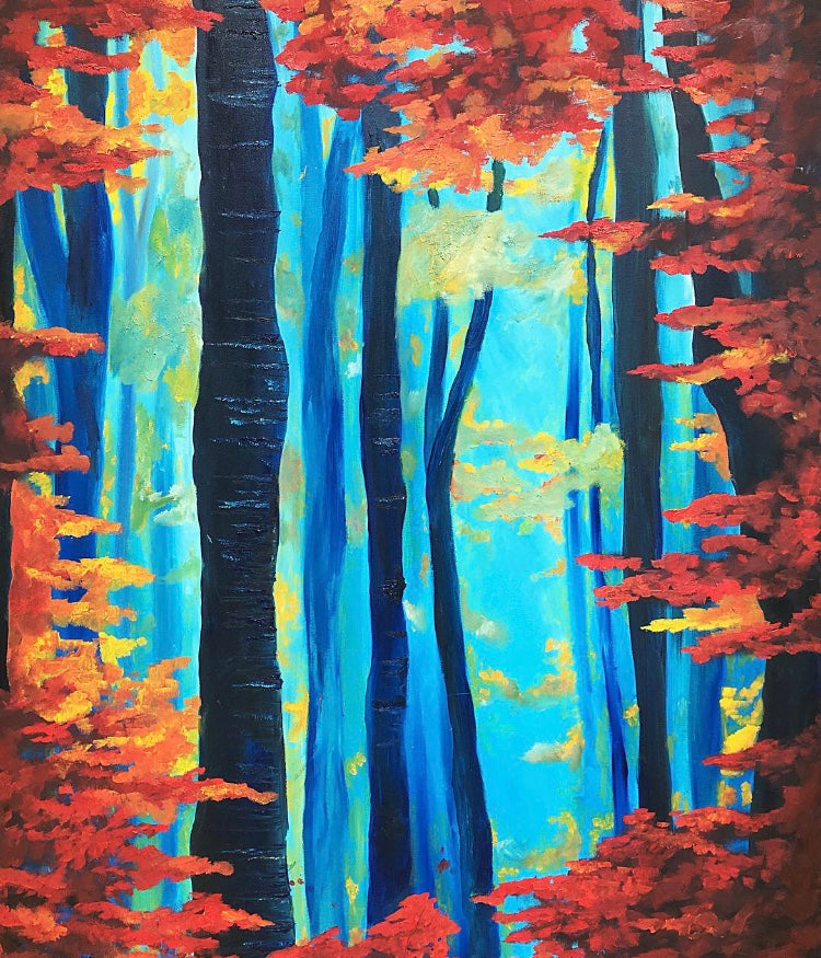 Foggy Trees - Devora Rhodes Collection