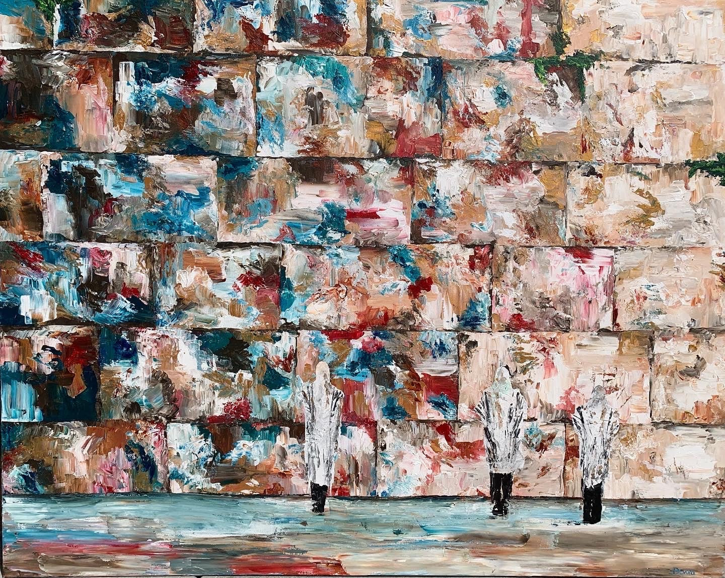 Teffilah At The Western Wall - Devora Rhodes Collection