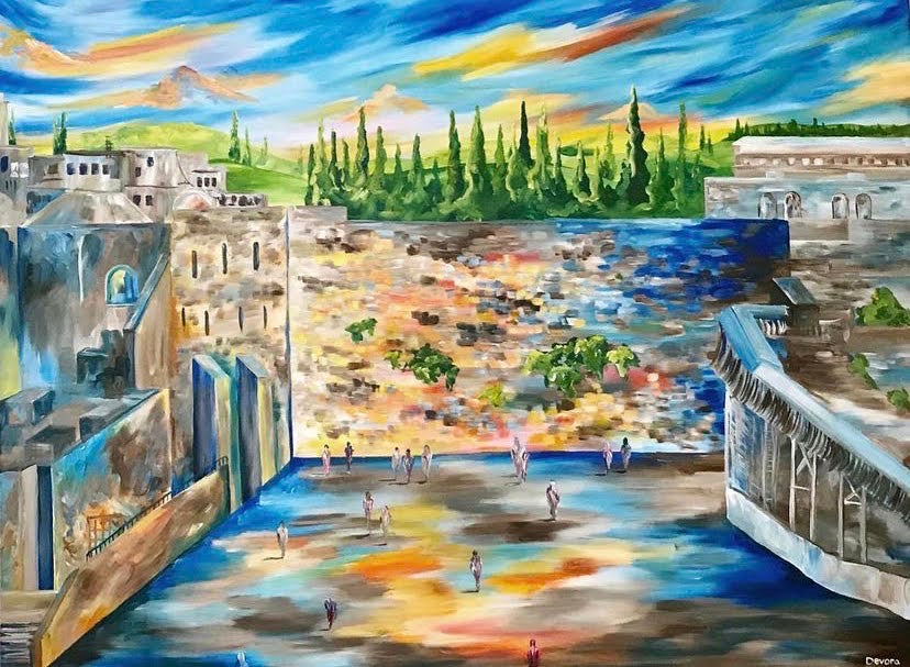 Kotel In The Spring - Devora Rhodes Collection
