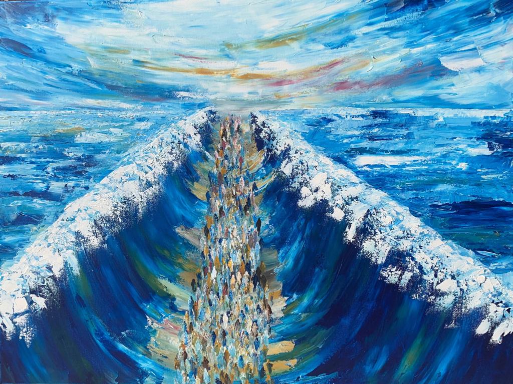 Splitting of the Sea - Devora Rhodes Collection